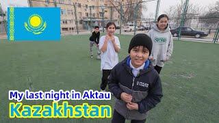 The last night in Aktau, Kazakhstan 