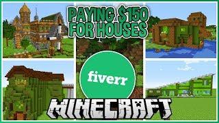 I Paid People to Build me a Minecraft House!