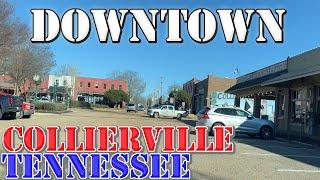 Collierville - Tennessee - 4K Downtown Drive