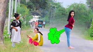 Funny WET FART Prank on Girls Part- 282 ! N2o Shreya