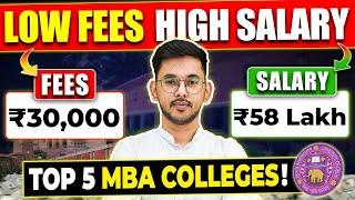 Top 5 MBA Colleges Delhi University:  Low Fees & High Placements !  #MBA2024 #CAT2024 #DU #fms