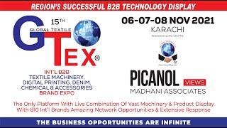 GTex Expo 6-8 NOV 2021 Karachi  PICANOL MADHANI