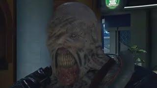 Synthetic man laughing at Nemesis