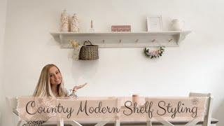 Shelf Styling - Country Modern Interiors - Kitchen and Dining Room - Small Businesses - Floralie
