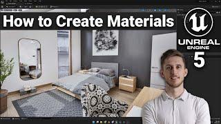 Unreal Engine 5 Tutorial - How to Create Materials in UE5