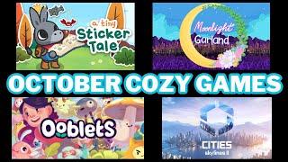 10 Brand New Cozy Games Coming To PC In October