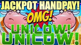 JACKPOT HANDPAY! DOUBLE UNICOWS! $15 BET! INVADERS ATTACK FROM THE PLANET MOOLAH Slot Machine