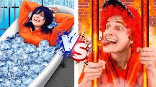 COLD vs HOT CRIMINAL CHALLENGE!