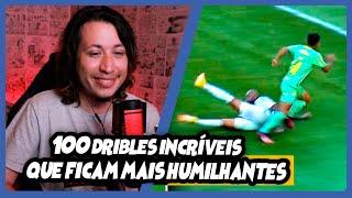 100 DRIBLES INCRÍVEIS mas eles vão ficando cada vez mais humilhantes | REACT DO MORENO