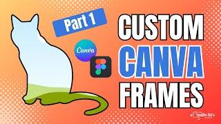 How To Create CUSTOM CANVA FRAMES Part 1 - Using Canva + Figma