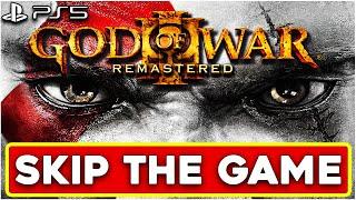 God of War 3 Remastered (PS5) - Skip the Whole Game Glitch | New Game+ Infinite Health