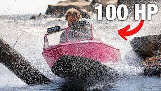 World's Smallest Jet Boat VS Rough Water!