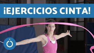 Movimientos de GIMNASIA RÍTMICA con CINTA - ¡FÁCILES!