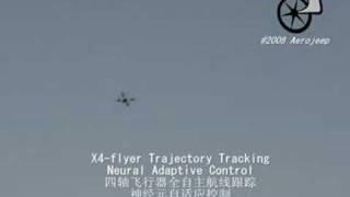 X4-flyer (Quadrocopter) complete autonomous flight