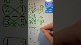 Mathe Schmetterling Methode #idee #mathetipps #mathhelp #mathstricks #mathehilfe#viralvideoshorts