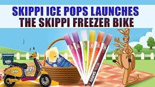 Skippi Ice Pops Launches The Skippi Freezer Bikes | India's First Ev Freezer Bike | Hybiz tv