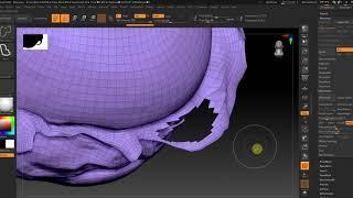 zbrush close a hole