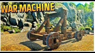 I Built A WAR Machine On My First Day | Medieval Machines Builder Demo