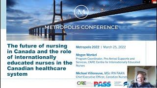Canadian Nurses Association/CARE Centre Presentation (Metropolis 2022)