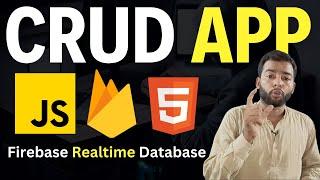 JavaScript Firebase CRUD Operations with a real-time database! : Complete Tutorial