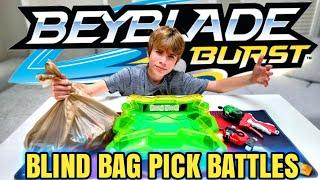 Beyblade Burst Blind Bag Pick Battles in Our Oldest Beyblade Stadium