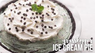 Grasshopper Ice Cream Pie l The Recipe Rebel