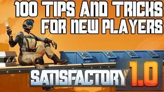 100 Satisfactory TRICKS New Players Need to Know in 2024