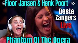 First Time Reaction Floor Jansen & Henk Poort - Phantom Of The Opera | Beste Zangers 2019