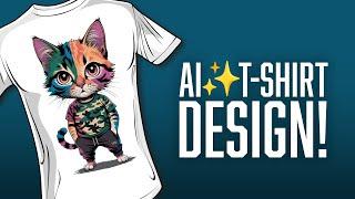 How to Design & Print a T-Shirt Using AI + Photoshop + Printify (Beginner-Friendly!)