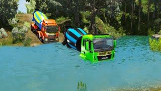 Cars vs Deep Water #11 | BeamNG.DRIVE