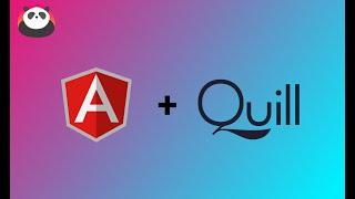 angular 10 implement quill editor #1