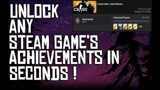 UNLOCK ANY STEAM GAME'S ACHIEVEMENTS IN SECONDS [STEAM ACHIEVEMENT MANAGER] - 2020