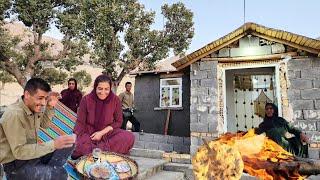 The beginning of exterior plaster and the secrets of hot bread in the nomadic life