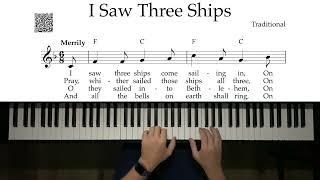 I Saw Three Ships - Lead Sheet Improvised Arrangement - 1600 pts