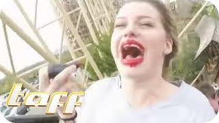 LIPPENSTIFT auf ACHTERBAHN auftragen? Rollercoaster-Girl 2018 | TEIL 1 | taff | ProSieben