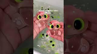 Clear cat taba squishy demold ‍⬛#yoyosquishy #tabasquishy #fypusa #stressrelieftoys