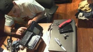 How to Modify analog portable Black and White TV for Composite video and Audio Inputs