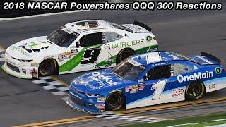 2018 NASCAR Powershares QQQ 300 Reactions