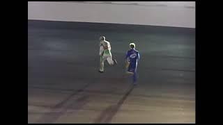 Keselowski Chases down Dale Jr to use the bathroom first