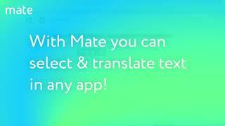 Mate Translate for Mac