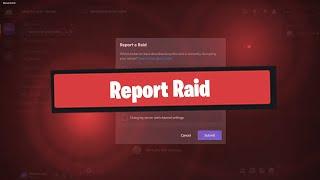  NEW FEATURE: REPORT RAID ON DISCORD