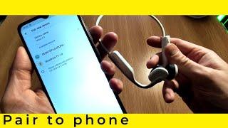 How to pair Shokz Openmove to your phone by Bluetooth