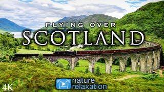 FLYING OVER SCOTLAND (Highlands / Isle of Skye) 4K UHD Drone Film + Healing Music for Stress Relief