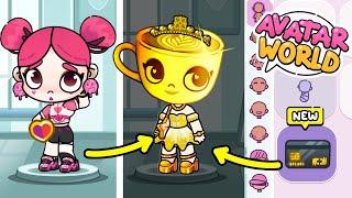 HOW TO MAKE GOLDEN BALLERINA CAPUCHINA in AVATAR WORLD  PAZU – Italian Brainrot