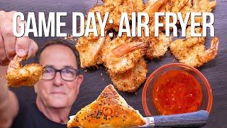 EASY AND DELICIOUS AIR FRYER RECIPES FOR SUNDAY FOOTBALL | SAM THE COOKING GUY