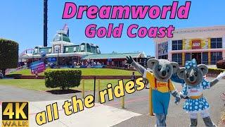 Dreamworld Gold Coast  Australia Walk Through Tour - All the Rides