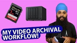 How I backup and archive all my videos and projects! (2020 Workflow)