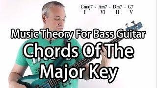 Music Theory For Bass Guitar - Chords in the Major Key