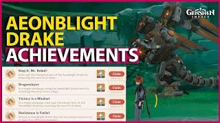 Aeonblight Drake Challenger Series VI All  4 Achievements Sumeru Genshin impact 3.1