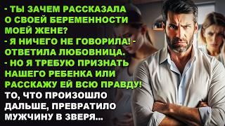 Марина узнает, что секретарша мужа беременна от женатого мужчины.  Слушать рассказ